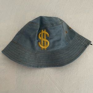denim bucket hat